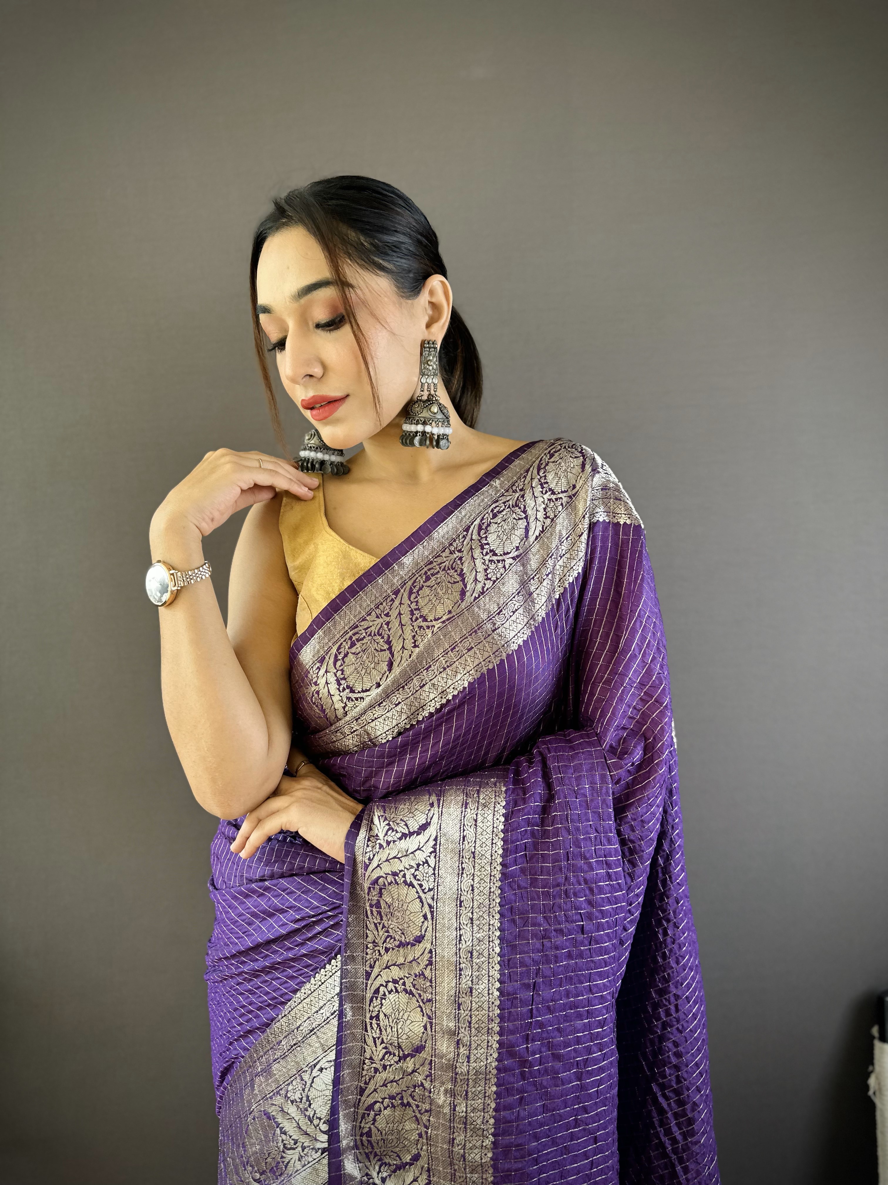 Pure Naylon Viscose Saree (mohini Vol 6)